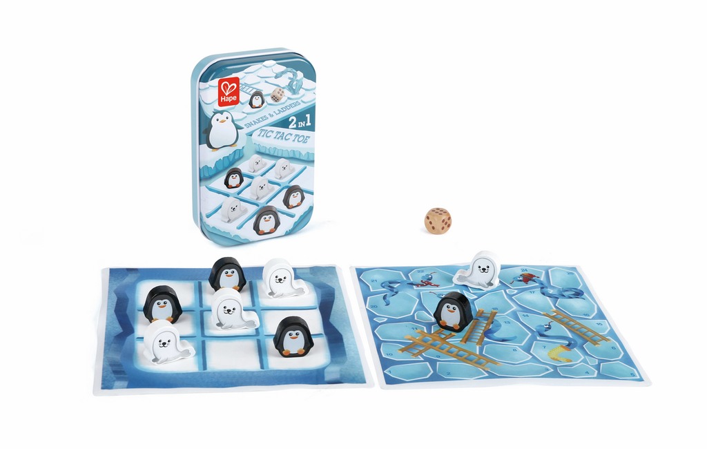 Joc 2 en 1: Tres en ratlla i Escales i serps