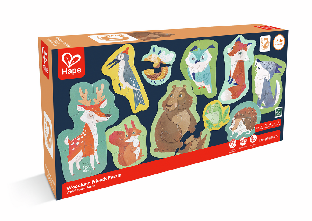 Trencaclosques animals del bosc