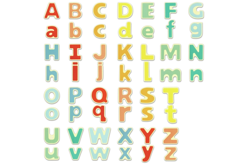 Alfabeto magnético 52 piezas