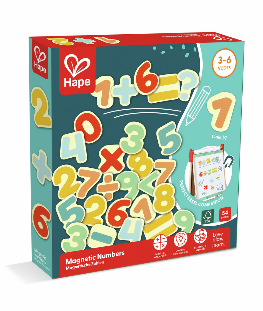 Números magnéticos 54 piezas