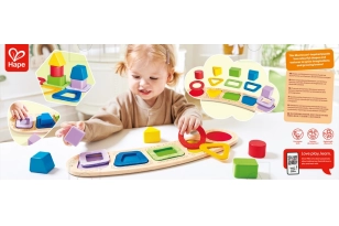 Trencaclosques per classificar colors i formes