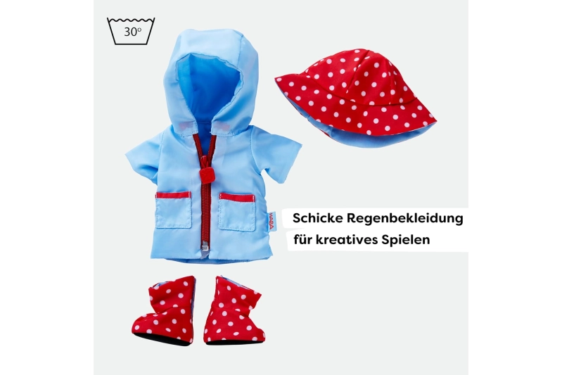 Conjunto de ropa de lluvia haba