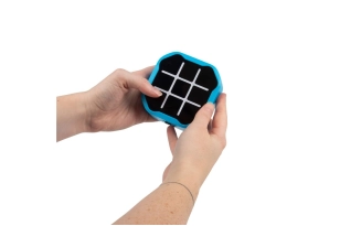 Tic Tac Toe 3 en ratlla electrònic blau