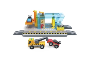 Estación de reparación y limpieza de vehículos