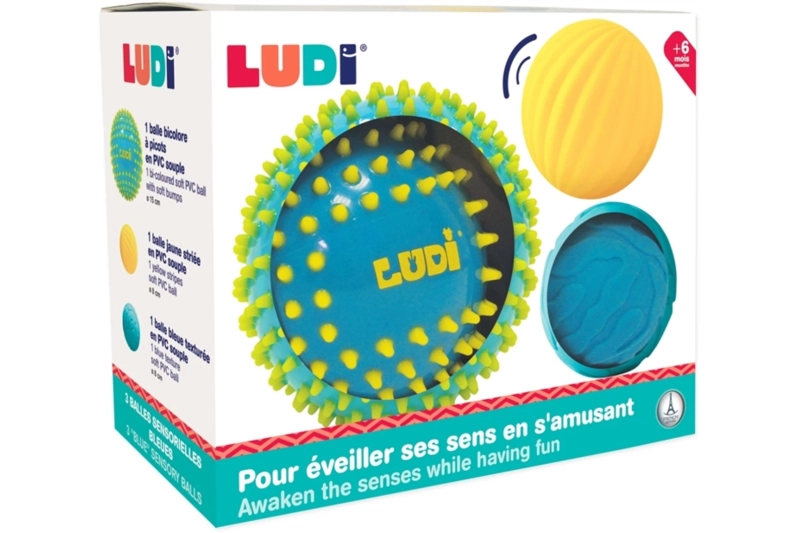 Pack de 3 bolas sensoriales