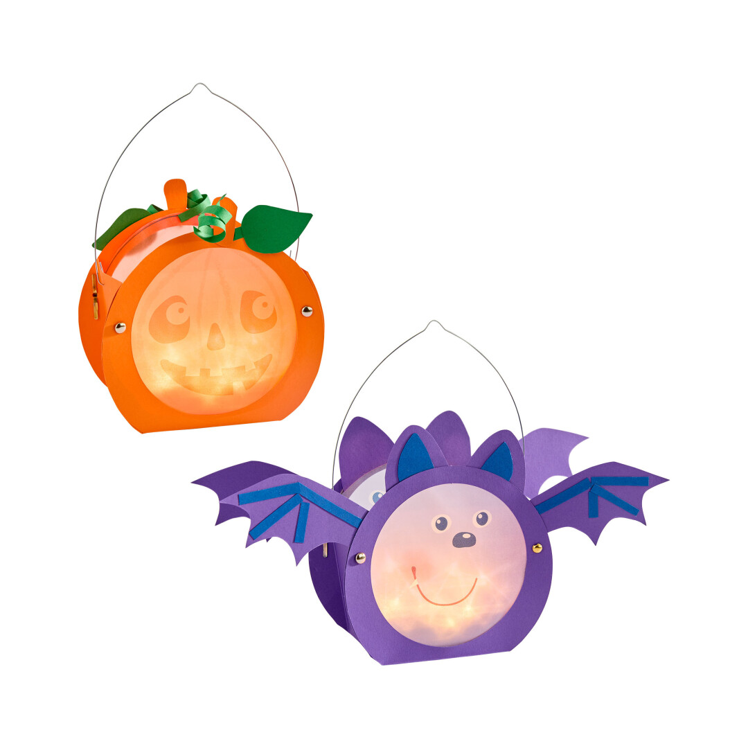 Set creatiu - Farolets de paper Halloween