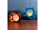 Set creativo - Farolitos de papel Búho y Erizo
