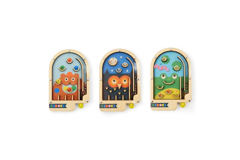 Pinball de fusta Kidoki