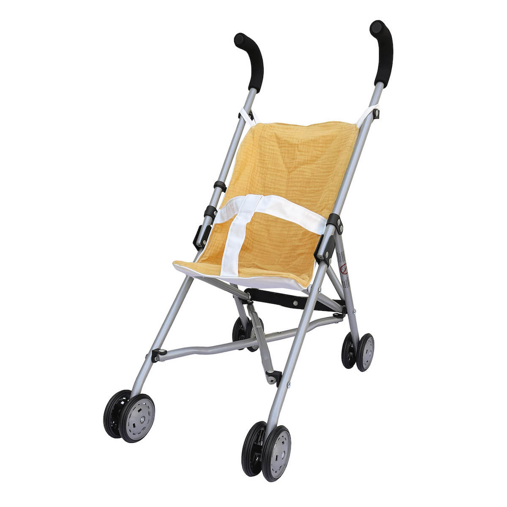 Carrito para muñecos Bobble mostaza