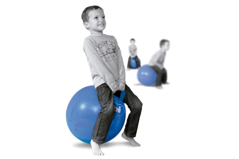 Pelota saltarina 45 cm azul