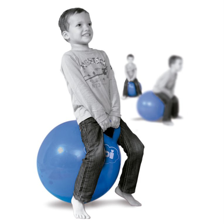 Pelota saltarina 45 cm azul