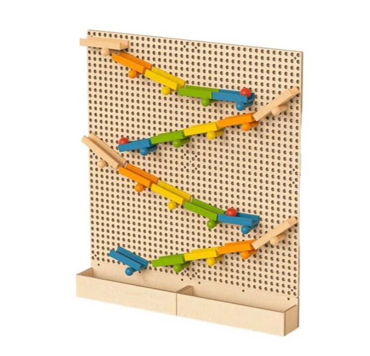 Pista Desenfrenada de pared para bolas o vehículos