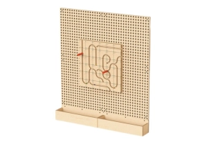 Laberint vertical de fusta