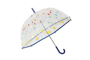 Paraguas que cambia de color Gotas de lluvia 87 cm