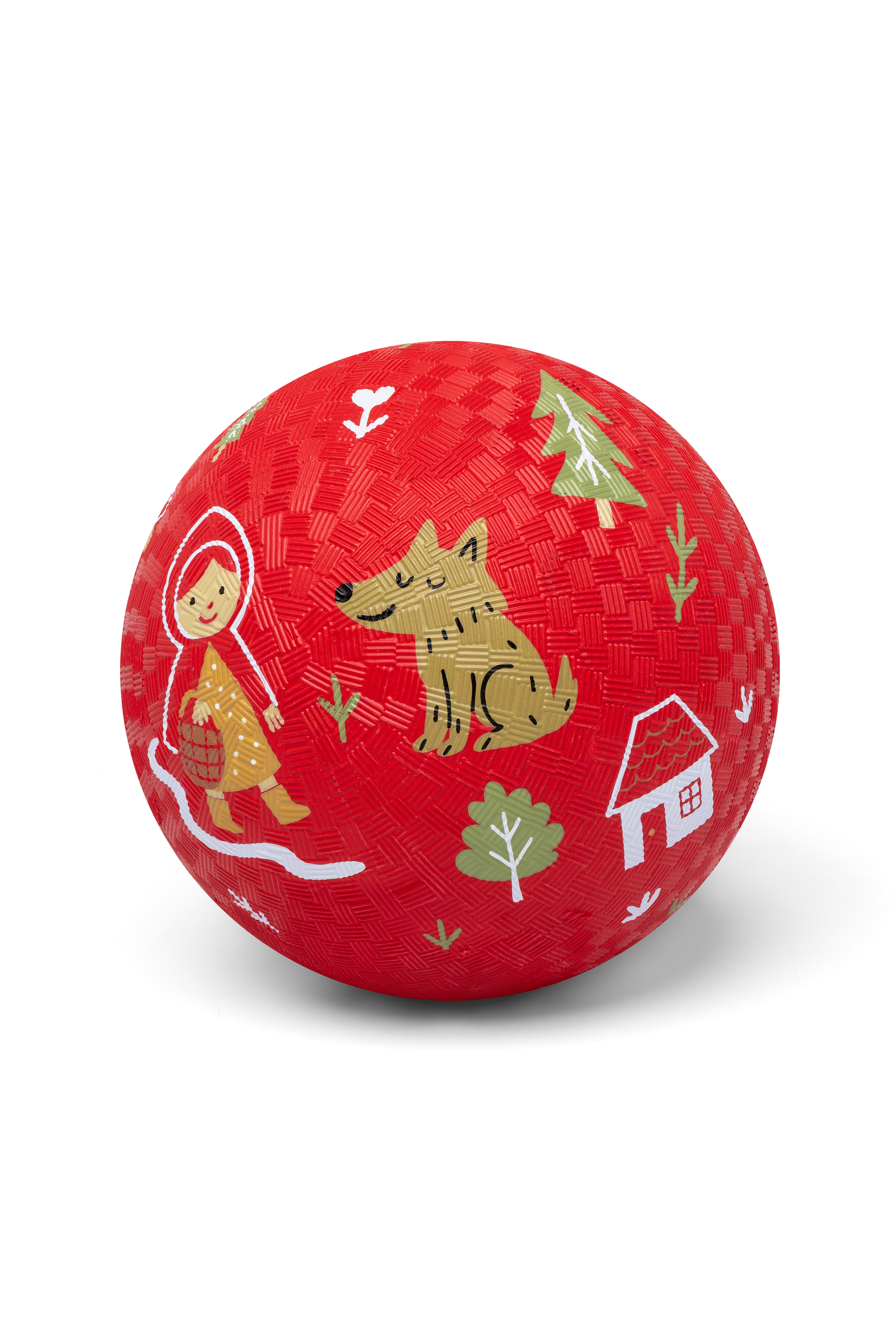 Pilota de cautxú Caputxeta Vermella 18 cm