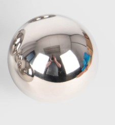 Bola sensorial espejo con sonido Ø 11 cm