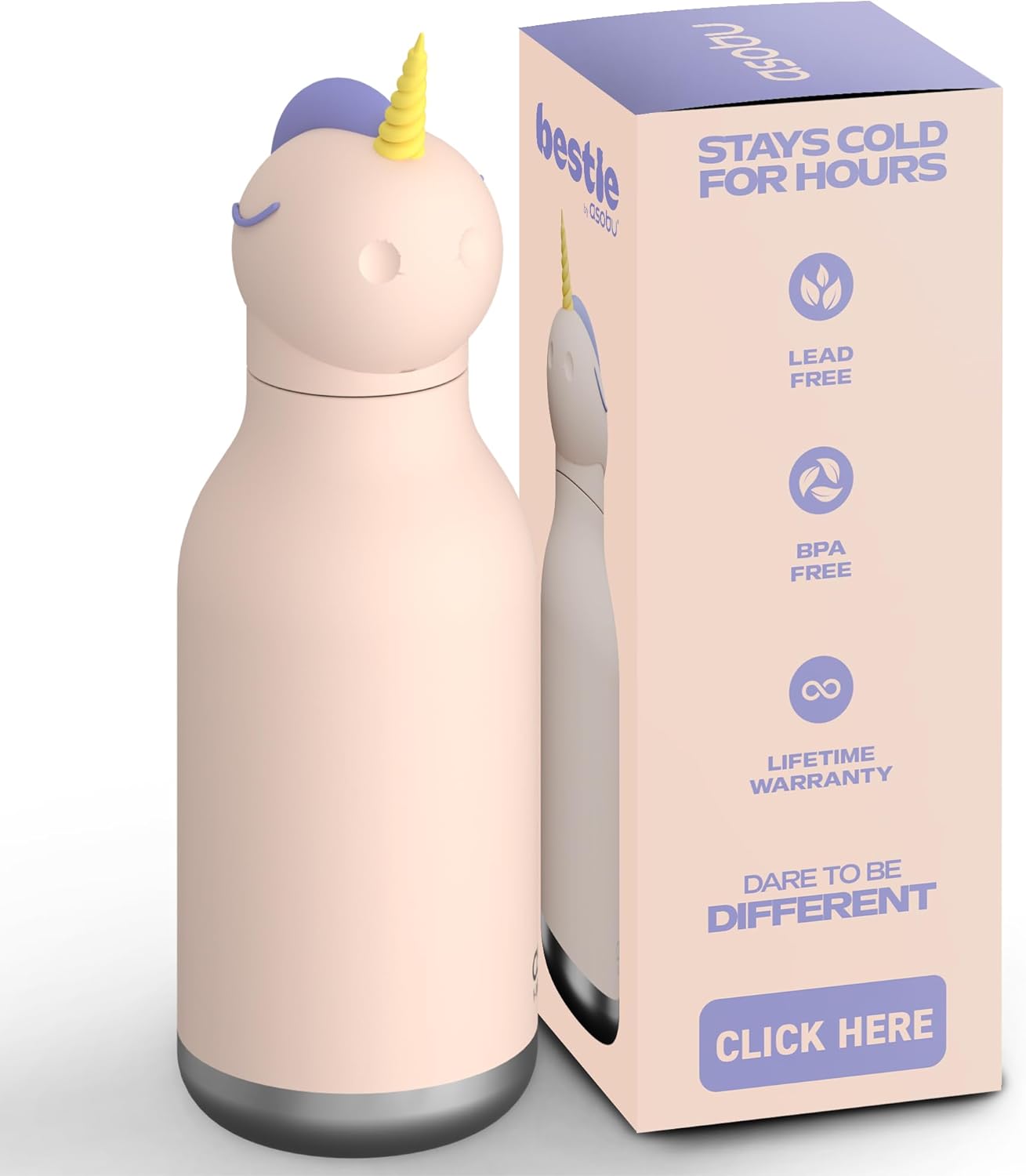 Botella Cantimplora Unicornio Bestie