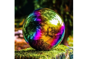 Bola sensorial mirall de colors Ø 15 cm