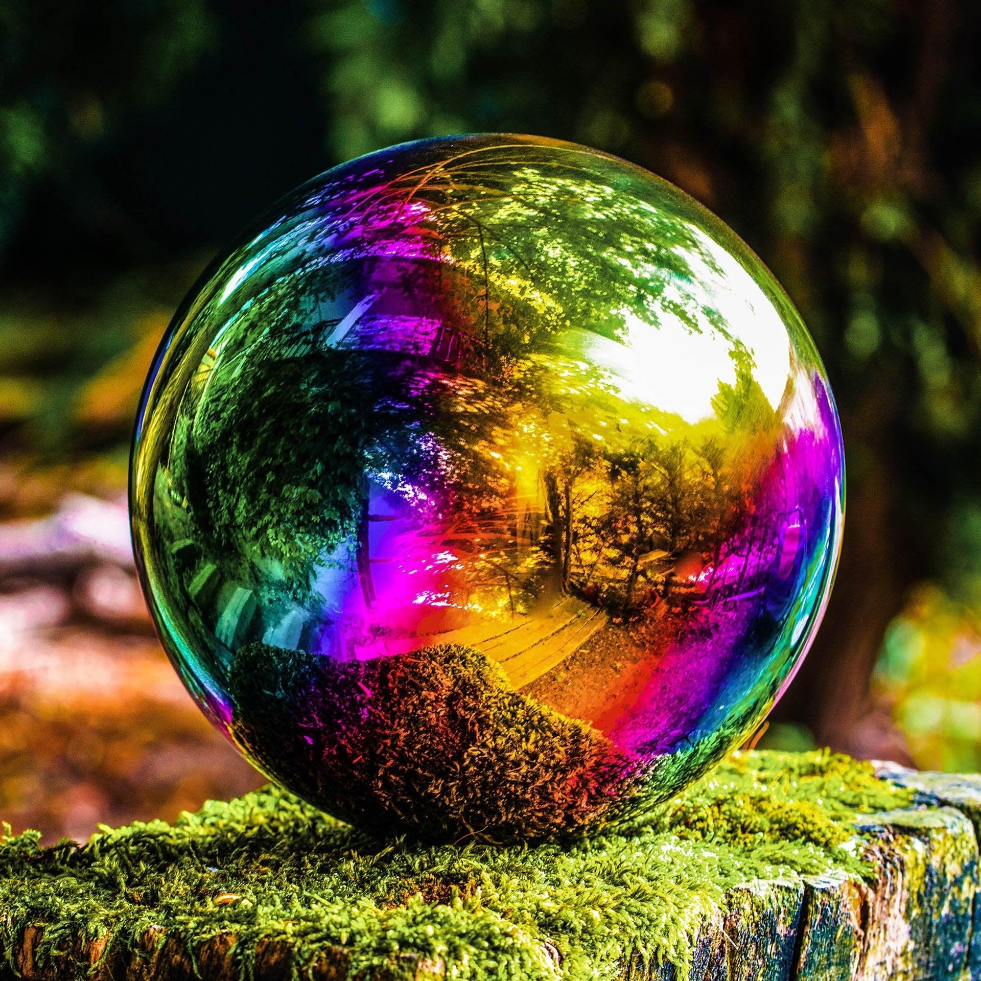 Bola sensorial espejo de colores Ø 15 cm