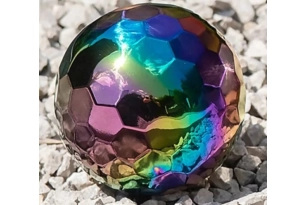 Bola sensorial mirall hexagonal amb so  Ø 8 cm