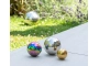 Bola sensorial espejo hexagonal con sonido Ø 8 cm