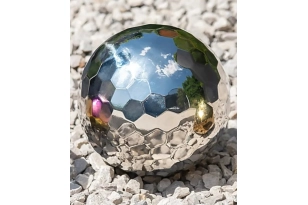 Bola sensorial mirall hexagonal amb so  Ø 10 cm