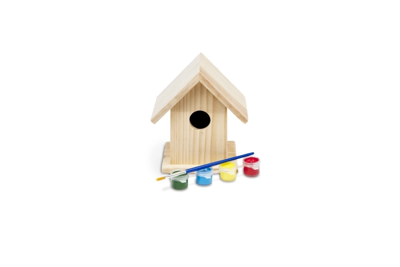 Casita de pájaros para pintar BS