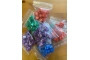 Bolsa de 10 dados de 10 caras opacas 1-10