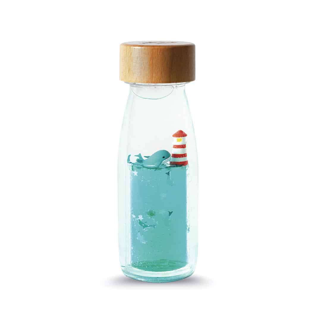 Botella sensorial Whale