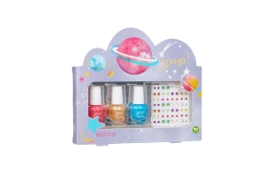 Pinta uñas y pegatinas Galaxy de Souza