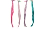 Clips mariposa con hilos brillantes
