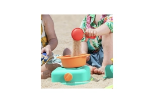Juego de cocinita de arena para la playa
