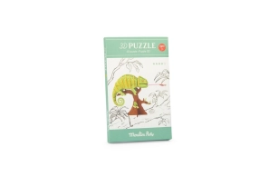 Puzle 3D Camaleó. Tout autour du monde