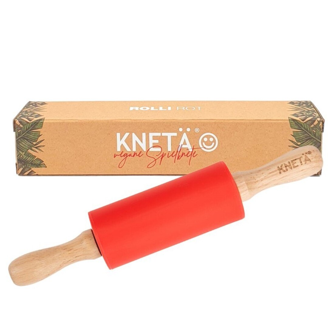 Rodillo plastilina rojo