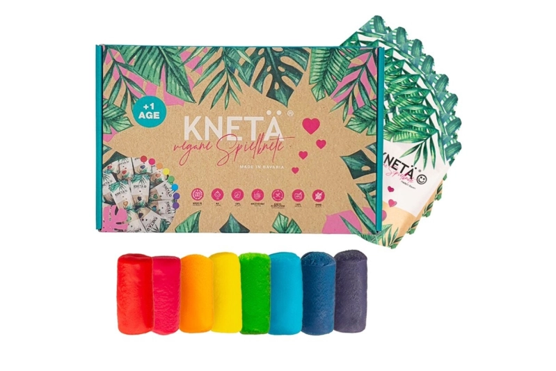 Plastilina vegana set de 8 colores (50g)