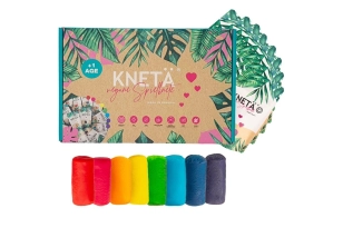Plastilina vegana set de 8 colors (50g)