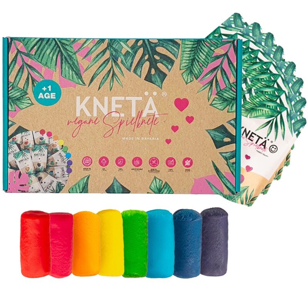 Plastilina vegana set de 8 colors (50g)