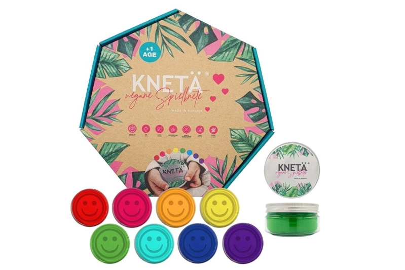 Plastilina vegana set de 8 colors (125g)