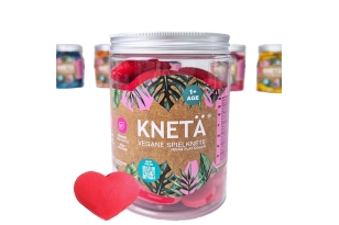 Plastilina vegana Cors vermells (800g)