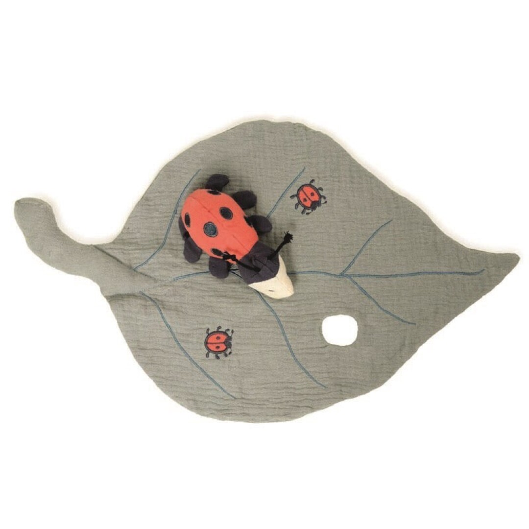 Doudou mariquita en cajita