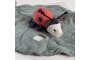 Doudou mariquita en cajita