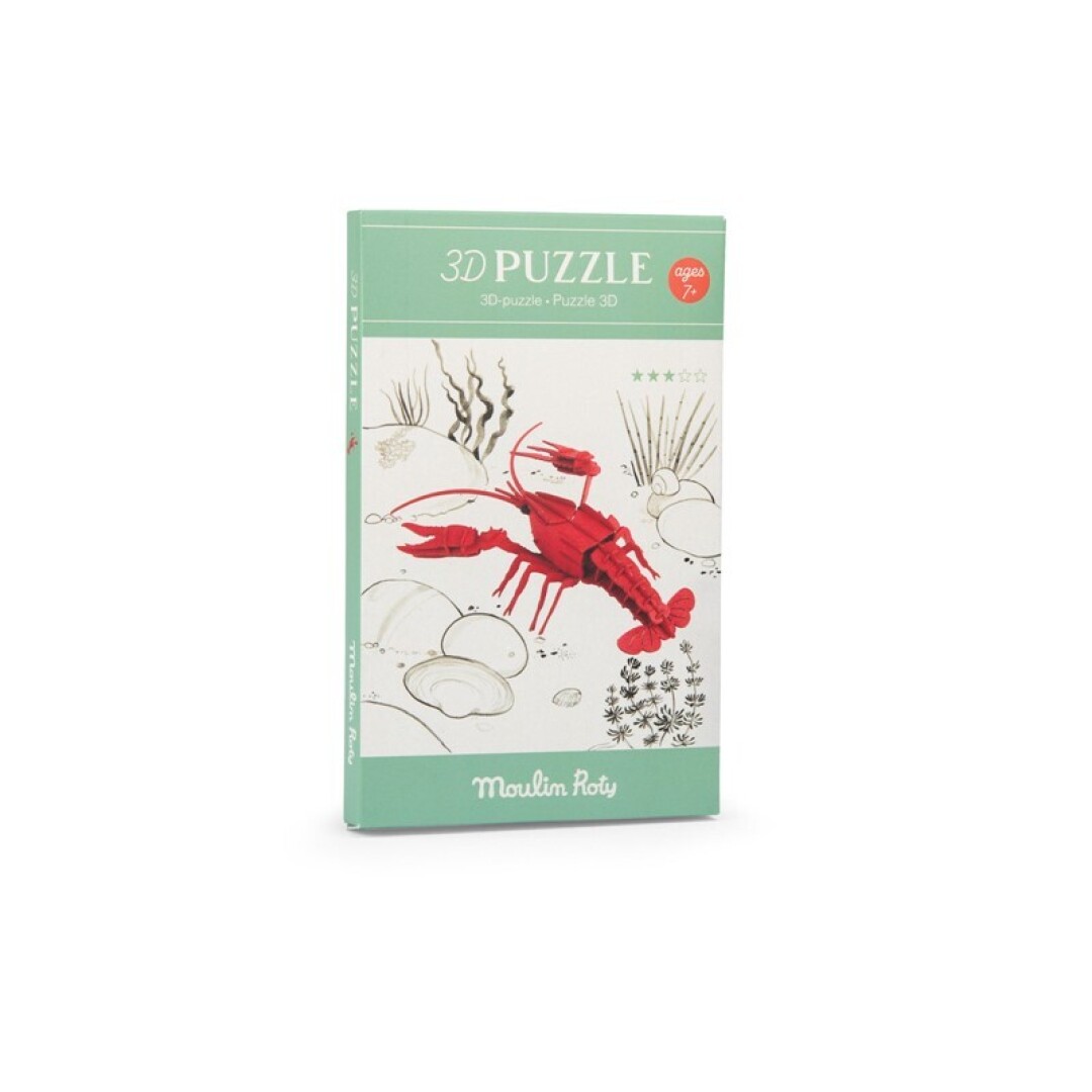 Puzle 3D Cangrejo de rio Tout autour du monde