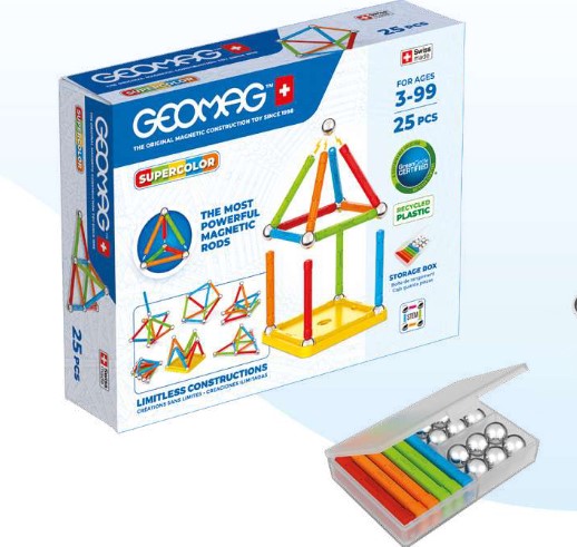 Geomag súpercolor 25 peces