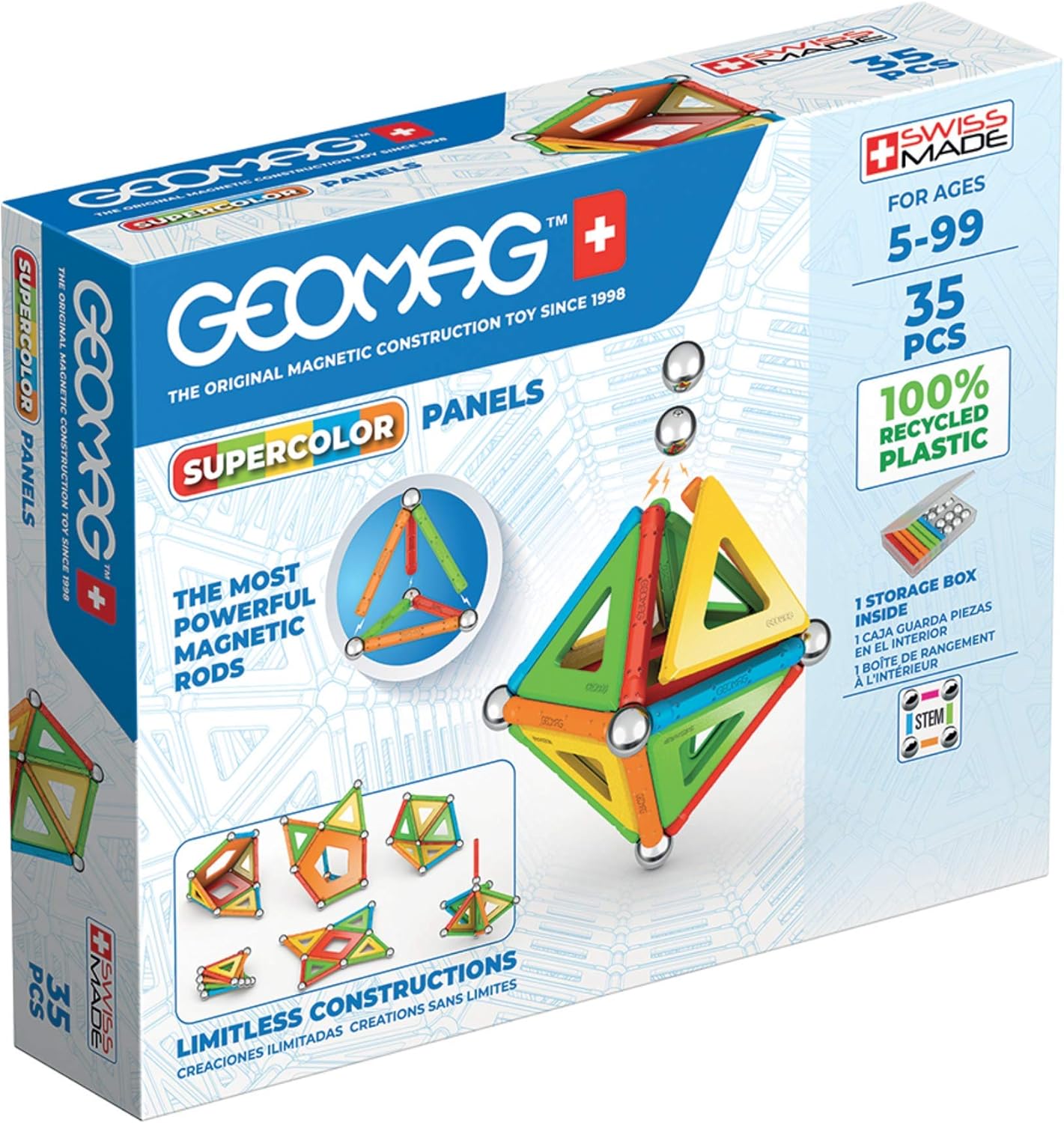 Geomag súpercolor 35 peces