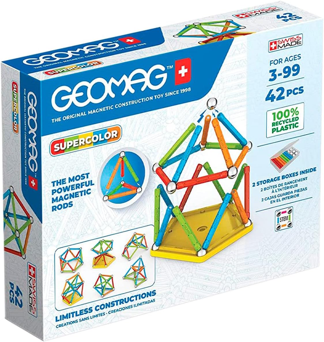 Geomag súpercolor 42 peces