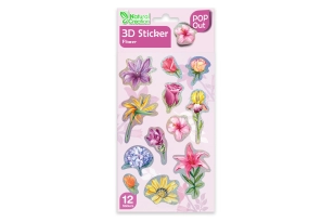Pegatinas 3D Flores