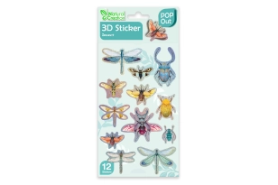 Pegatinas 3D Insectos