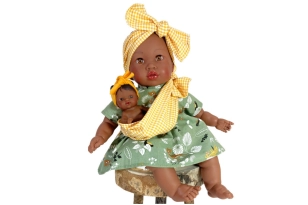 Nina Alika amb bebè estampat 40 cm