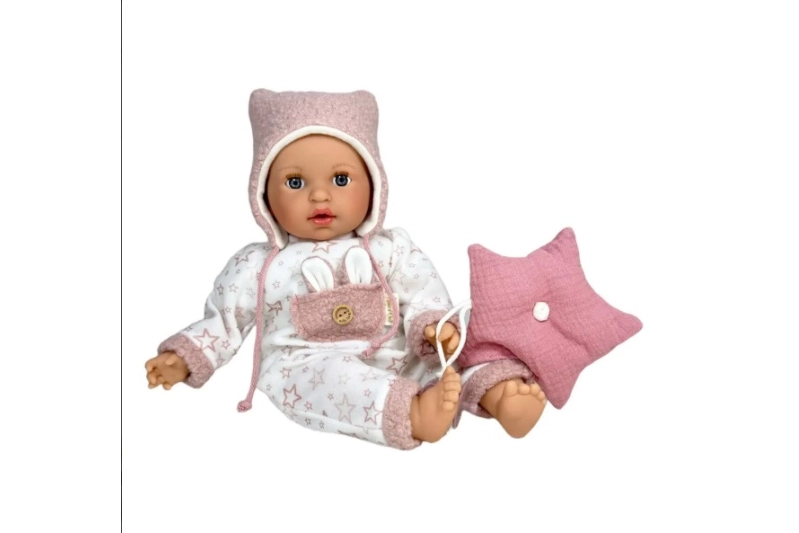 Nino Àlex amb vestit rosa 40 cm