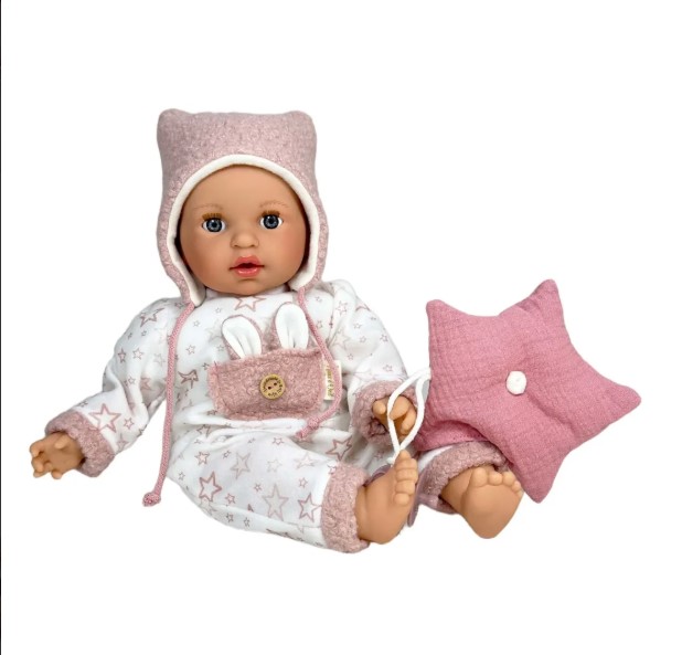 Nino Àlex amb vestit rosa 40 cm